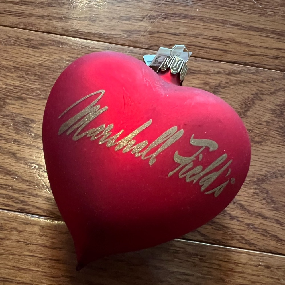 RARE Vintage Marshall Fields “I Love To Shop” ornament